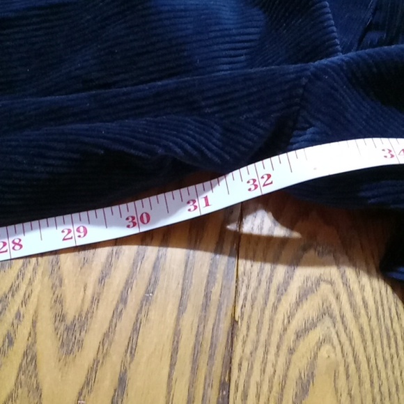 FRENCH CONNECTION 8 Women's Pants CORDUROY PREOWNED USED Navy Blue - Picture 6 of 13